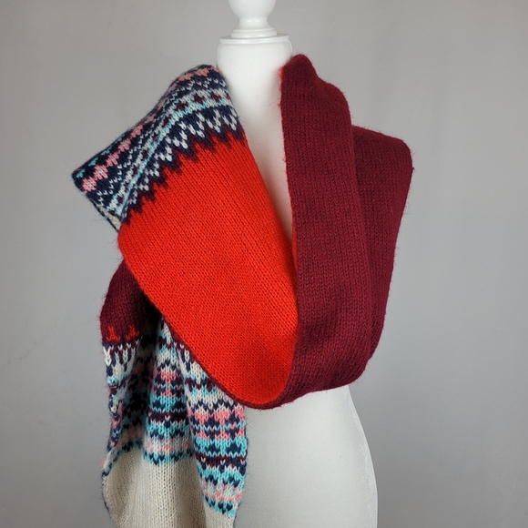 NWT Gap scarf large long red scarf - Picture 2 of 5